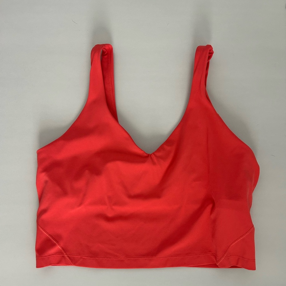lululemon athletica Red Tank Top